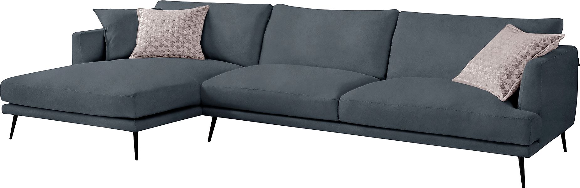 Egoitaliano Ecksofa »Sophia, Designsofa mit extrakomfortablem Sitzkomfort, günstig online kaufen