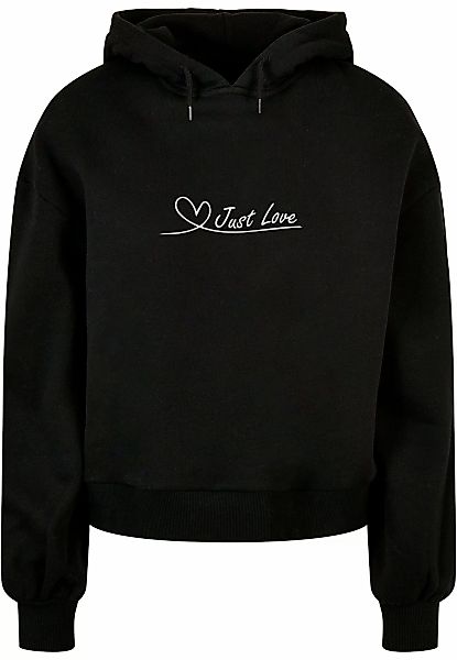 Merchcode Kapuzenpullover "Merchcode Damen Ladies Just love Organic Oversiz günstig online kaufen
