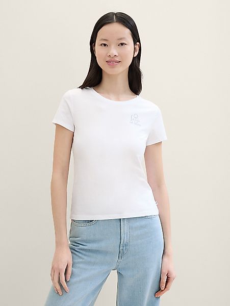 TOM TAILOR Denim T-Shirt Print T-Shirt günstig online kaufen