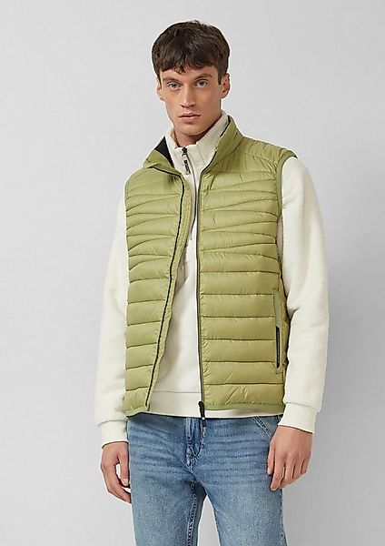 s.Oliver Outdoorjacke Outdoor-Weste Leichte Steppweste mit Stehkragen und K günstig online kaufen