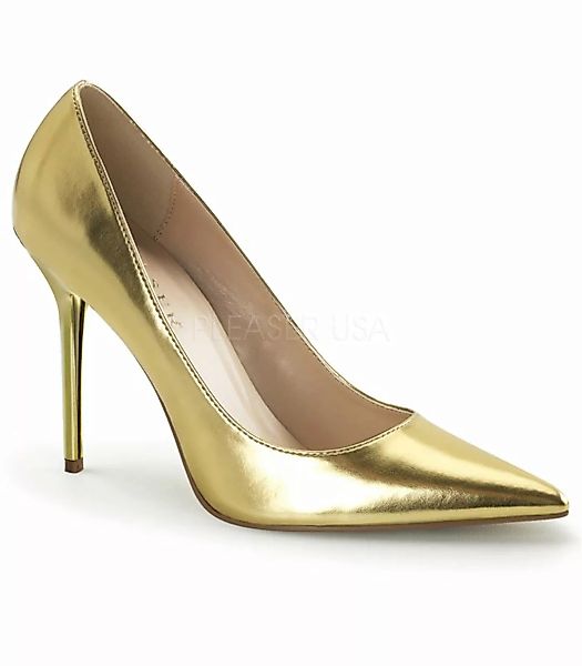 Stiletto Pumps CLASSIQUE-20 - PU Gold Metallic (Schuhgröße: EUR 39) günstig online kaufen