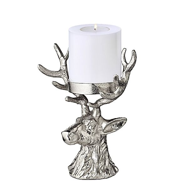 EDZARD Kerzenhalter Hirsch, Kerzenleuchter im Hirsch-Design, günstig online kaufen