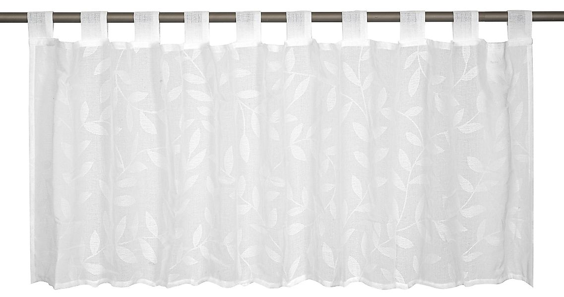 ELBERSDRUCKE Scheibengardine BG Willow, Schlaufen (1 günstig online kaufen