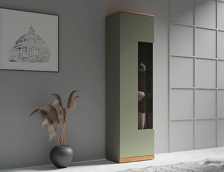 Home affaire Vitrine »Ribe,180cm hoch,5 Fächer,2 Glasböden variabel einsetz günstig online kaufen