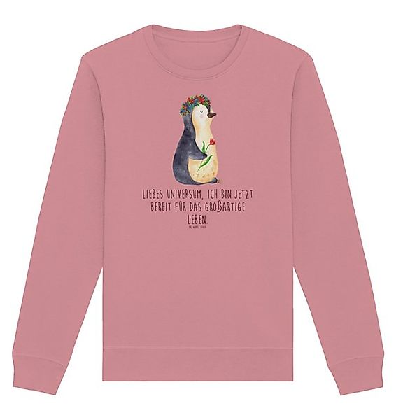 Mr. & Mrs. Panda Longpullover Größe XS Pinguin Blumen - Canyon Pink - Gesch günstig online kaufen