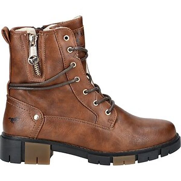 Mustang Shoes Schnürstiefelette "Mustang Shoes Stiefelette Lederimitat" günstig online kaufen