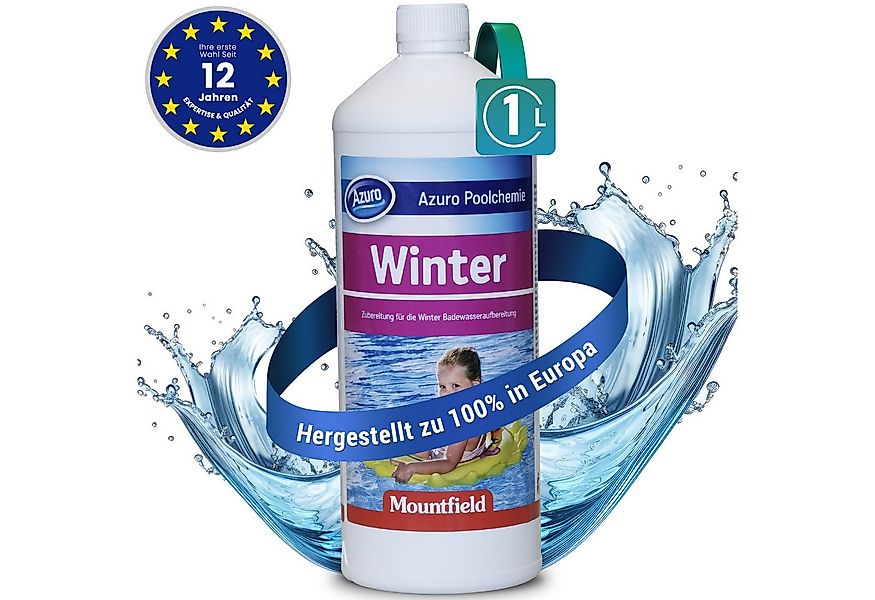 Azuro Poolpflege Winter Winterschutzmittel für Pool 1L/3L, Verhindert Kalka günstig online kaufen