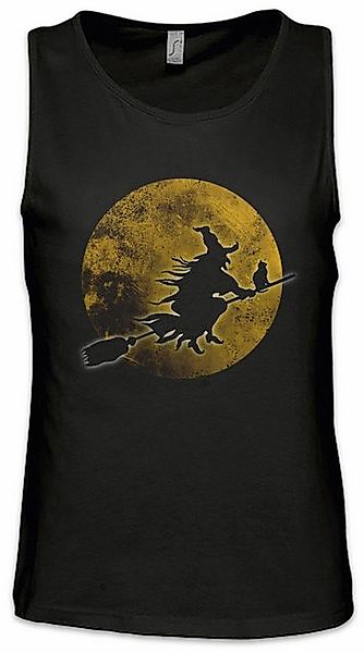 Urban Backwoods Tanktop Witch Moon Ärmelloses T-Shirt Hexe Mond Hexen Besen günstig online kaufen