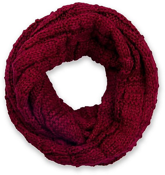 styleBREAKER Strickschal Strick Loop mit Karomuster, (1-St) günstig online kaufen