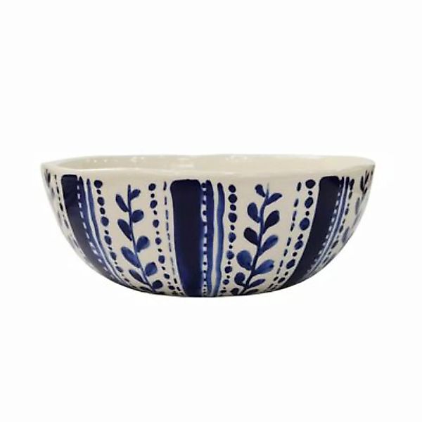 Neuetischkultur Servierschale Keramik gemustert blau/weiß günstig online kaufen