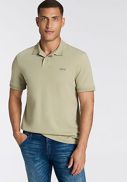 BOSS ORANGE Poloshirt "Pe Interlock", aus Baumwoll-Piqué mit Logo-Print Reg günstig online kaufen