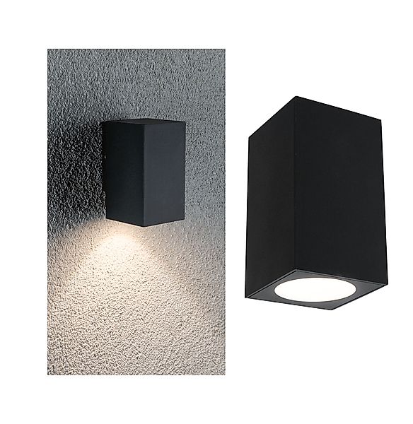 Paulmann "LED Wandleuchte Flame IP44 eckig 58x75mm 3000K 3,8W 320lm 230V An günstig online kaufen