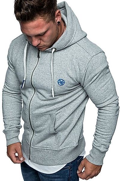 Amaci&Sons Kapuzenpullover TALLAHASSEE Herren Zipper Hoodie Herren Basic Ko günstig online kaufen