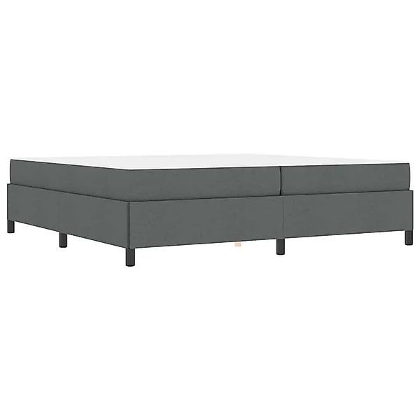 vidaXL Boxspringbett Dunkelgrau 200 x 200 cm Stoff 3398886 günstig online kaufen