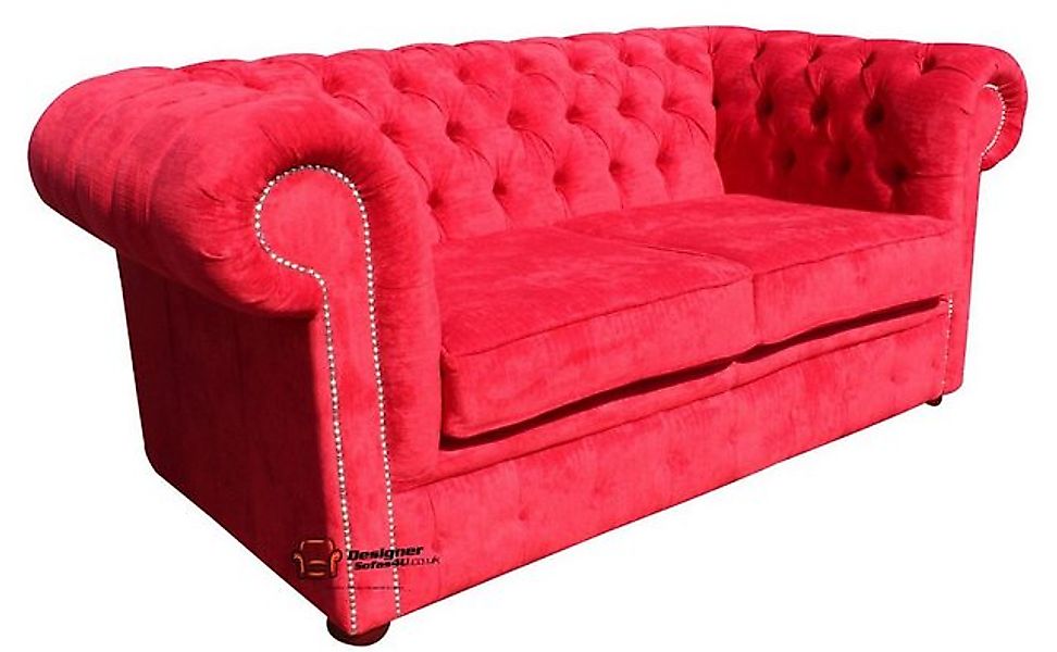 Xlmoebel 2-Sitzer Zweisitzer Rotes Design-Polstersofa Luxus Wohnzimmer, 1 T günstig online kaufen