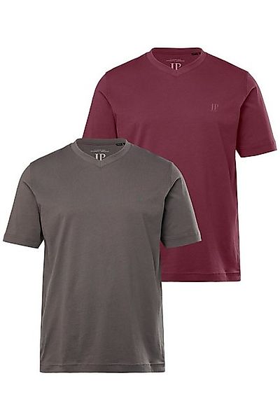 JP1880 T-Shirt T-Shirts Basic 2er-Pack V-Ausschnitt Halbarm (2-tlg) günstig online kaufen