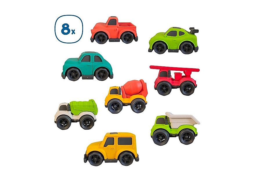 alldoro Spielzeug-Auto Mini Spielzeugautos, 8 verschiedene, kleine Spielfah günstig online kaufen