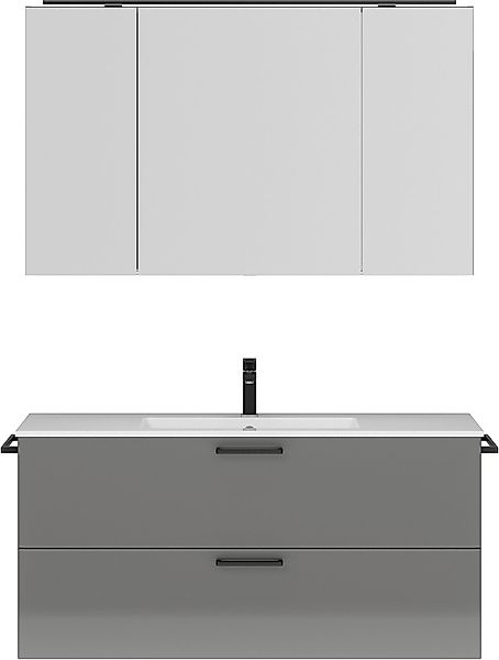 nobilia® Badmöbel-Set »Tolvina«, (2 St., vormontiert, mit Soft-Close), inkl günstig online kaufen