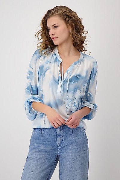 Monari Klassische Bluse Batikmuster Batikmuster in fließender Viskose günstig online kaufen