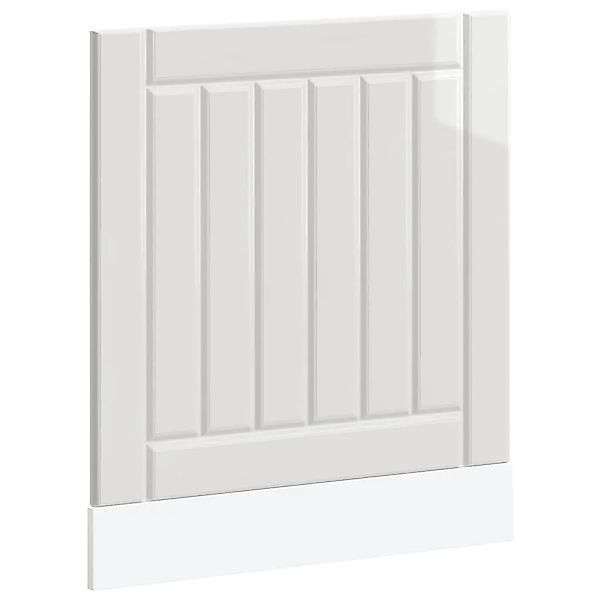vidaXL Geschirrspülerblende Lucca Hochglanz-Weiß Holzwerkstoff 853899 günstig online kaufen