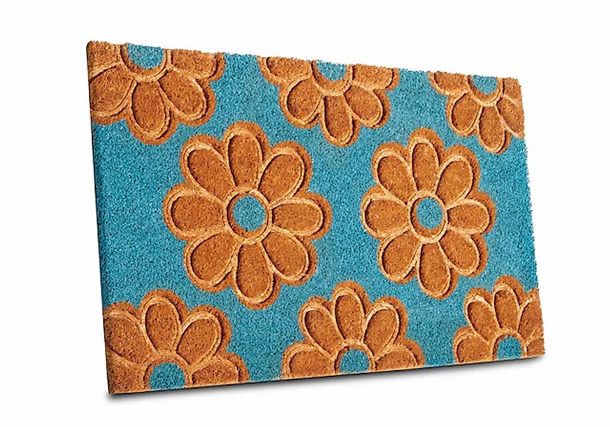 HANSE Home Fußmatte »Mix Mats Kokos Flowers, Türmatte«, rechteckig, 15 mm H günstig online kaufen