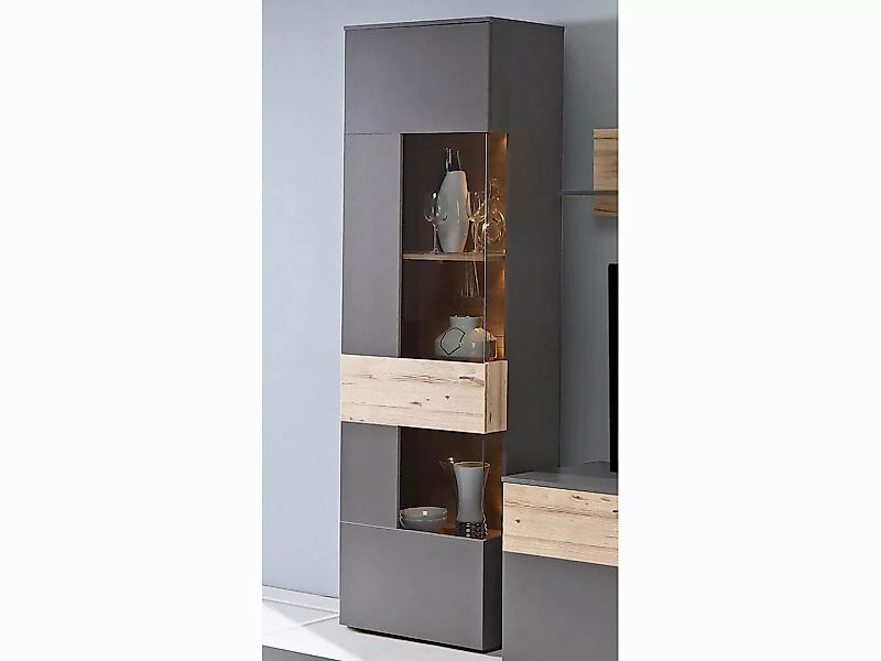 FORTE Vitrine "Como", Höhe 203 cm, inkl. Beleuchtung günstig online kaufen