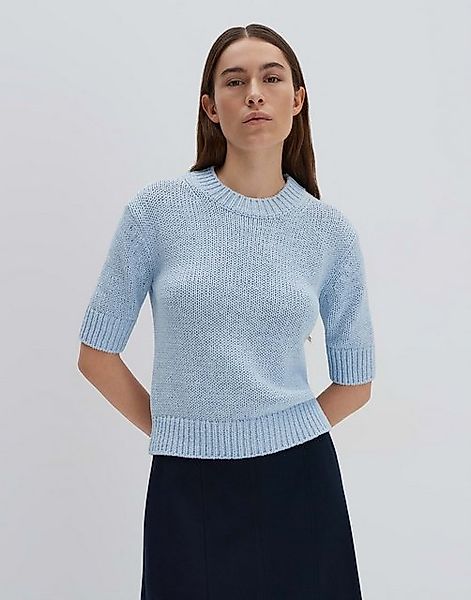 someday Kurzarmpullover TAVERY Loose aus weichem Bändchengarn günstig online kaufen