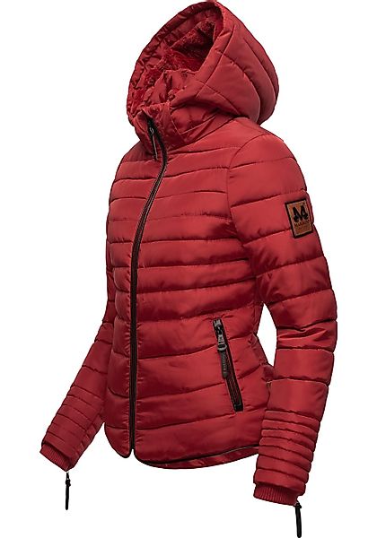 Marikoo Winterjacke "Amber" mitKapuze stylische Steppjacke mit Teddyfutter günstig online kaufen