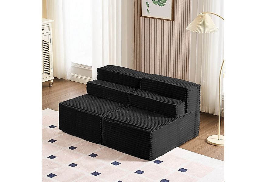 HOMYEDAMIC Big-Sofa Schwammsofa 1-4 Sitzers Ecksofa, Pure Foam Eco Sofa Kom günstig online kaufen