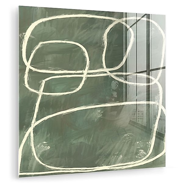 MuchoWow Acrylglasbild Abstrakt - Grün - günstig online kaufen