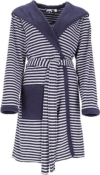 Esprit Damenbademantel Striped Hoody, Kurzform, Jersey, Kapuze, Gürtel, ges günstig online kaufen