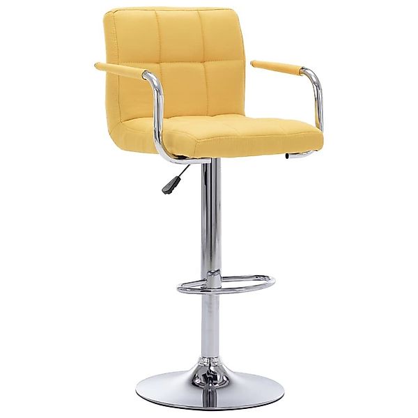 vidaXL Barhocker Barhocker Gelb Stoff (1 günstig online kaufen