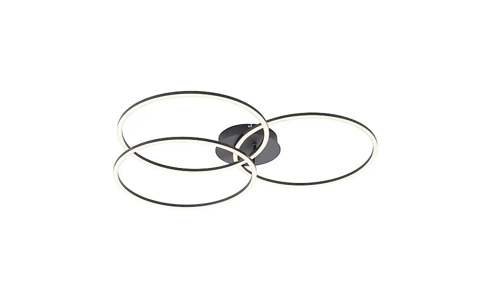 Paul Neuhaus Deckenleuchte   ¦ schwarz ¦ Maße (cm): B: 79 H: 9 T: 76.0 Lamp günstig online kaufen