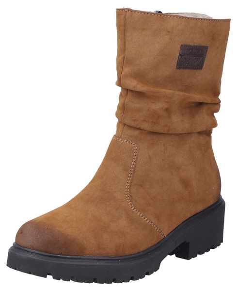 Rieker Winterstiefelette, Winterboots, Profilsohle, slouchy Schaft, günstig online kaufen