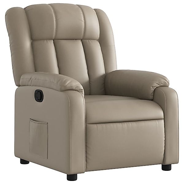 vidaXL Sessel Relaxsessel Cappuccino-Braun Kunstleder (1-St) günstig online kaufen