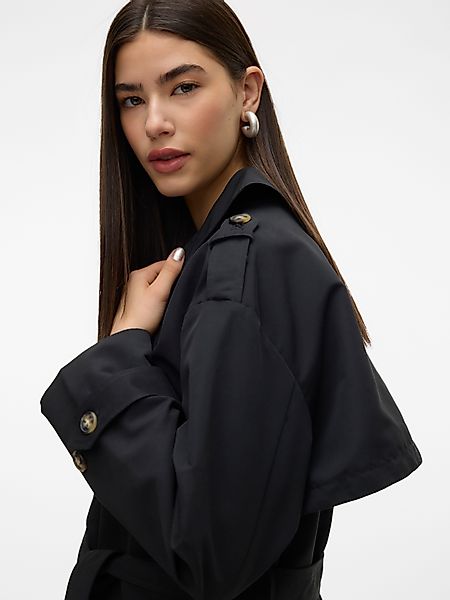 Vero Moda Trenchcoat "VMCHLOE LONG TRENCHCOAT GA NOOS" Zweireiher mit Binde günstig online kaufen