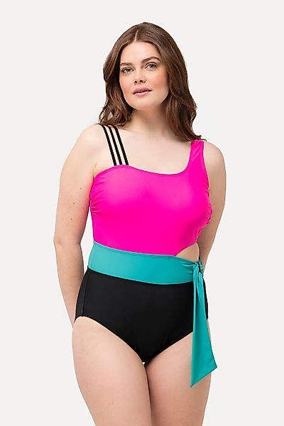 Ulla Popken Badeanzug Badeanzug Colorblocking Softcups günstig online kaufen