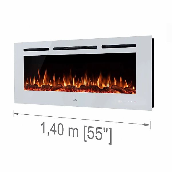 Noble Flame Paris weiß 1400 [Elektrokamin Wandeinbau/wandhängend] günstig online kaufen