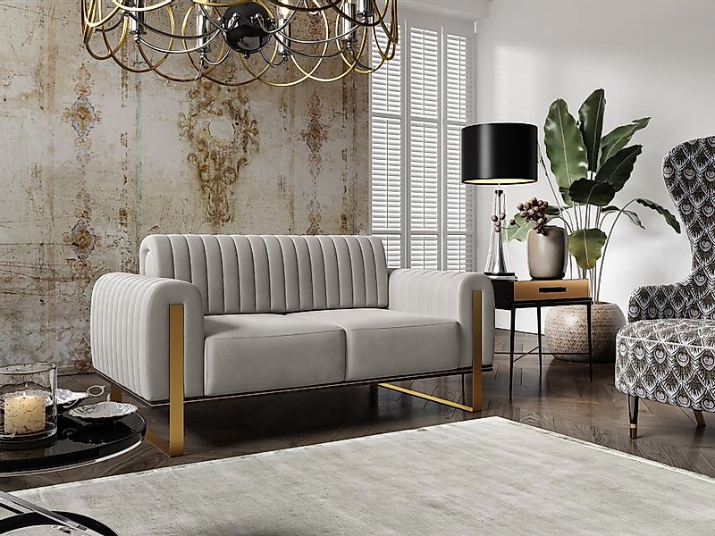 Fun Möbel 2-Sitzer Sofa Designersofa VALERIE günstig online kaufen