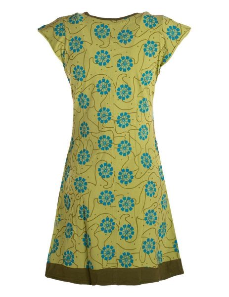 Vishes Tunikakleid Damen kurzarm Longshirt-Kleid Mini-Kleid günstig online kaufen