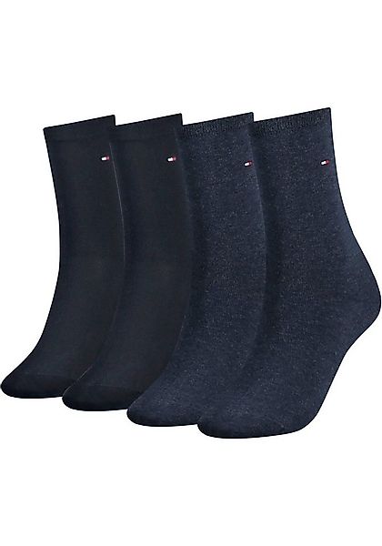 Tommy Hilfiger Socken TH WOMEN 4P SOCK ECOM (4-Paar) mit Logostickerei günstig online kaufen