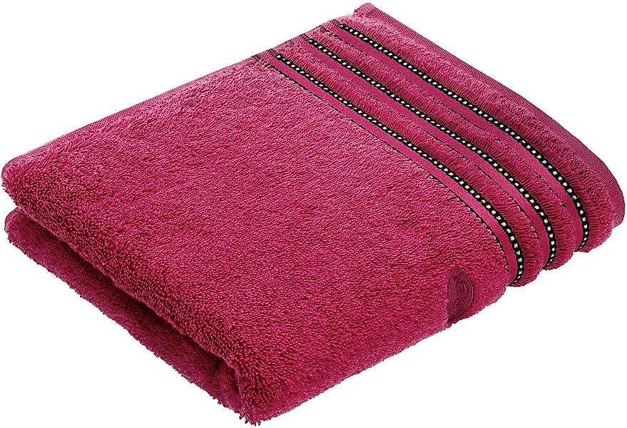 Vossen Saunatuch "Cult de Luxe" mit Glanzbordüre günstig online kaufen