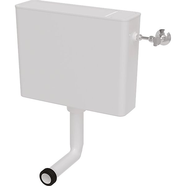 Siamp Spülkasten Tosca mit 2-Mengen-Technik für Stand-WC Kunststoff Weiß günstig online kaufen