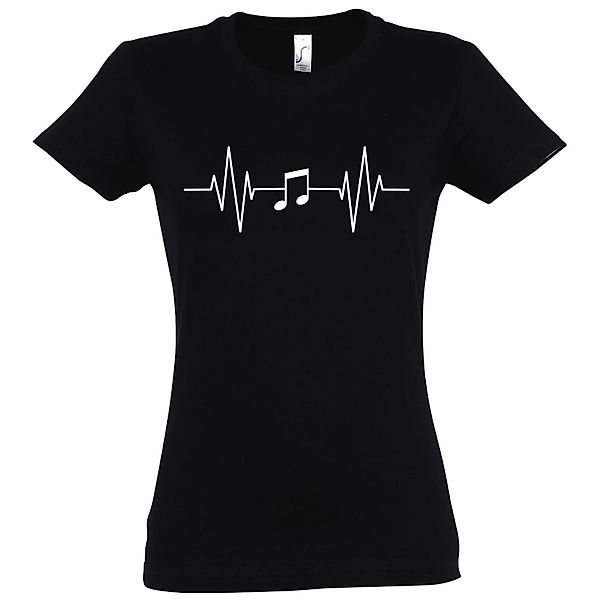 Youth Designz T-Shirt Heartbeat Musik Note günstig online kaufen