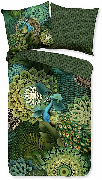 hip Wendebettwäsche "Agatha" 2 Stk. Mako-Satin, Reißverschluss, Wendeoptik, günstig online kaufen