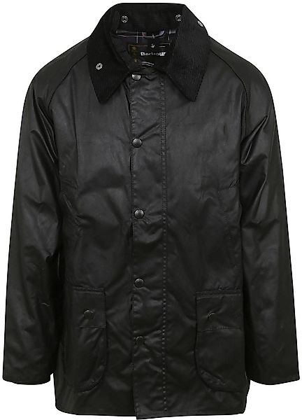 Barbour Bedale Wachsjacke Schwarz - Größe 56 günstig online kaufen