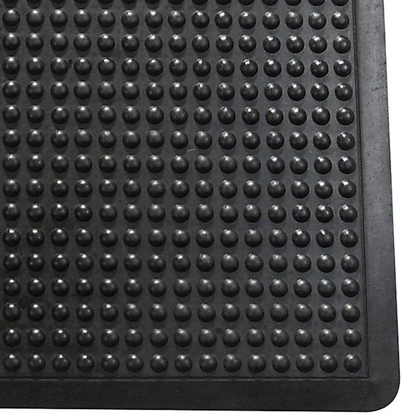 Fußmatte Anti-Ermüdungsmatte Gummi 61x91cm schwarz Blasenstruktur. günstig online kaufen