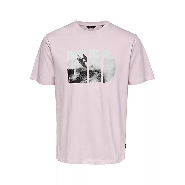 Only & Sons Plaza Life Regular Kurzärmeliges T-shirt L Winsome Orchid günstig online kaufen