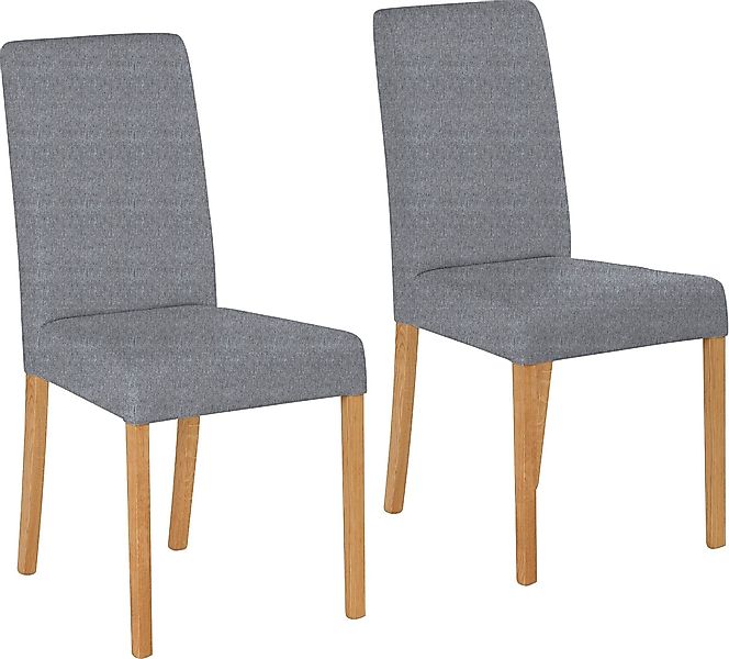 Home affaire 4-Fußstuhl "Bologna" (Set) 2 Stk.Gestell aus Massivholz günstig online kaufen