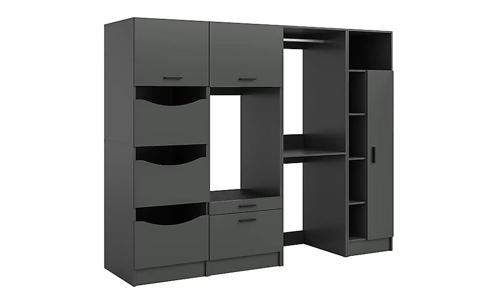 Waschmaschinenumbau Set  Frillensee ¦ grau ¦ Maße (cm): B: 242 H: 195 Schrä günstig online kaufen